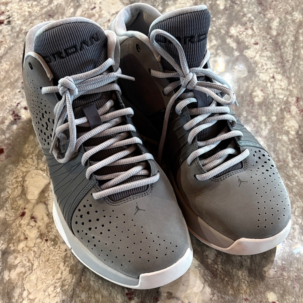 Jordan Athletic Shoes in Gray and Black